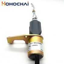 중고 트랙터 ss기 경운기 농기계 원판쟁기 관리기 콤바인커민스 6BT 5.9L 4BT 엔진 연료 차단 솔레노이드 5, 한개옵션0