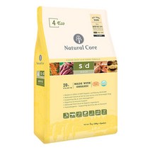네츄럴코어 에코4슬림다운(다이어트용)1KG x 2개 + 사료500g