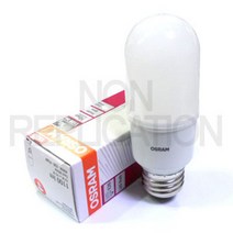 오스람 LED 스틱 전구 220V 10W (백열전구 60W 대체), 전구색(2700K)