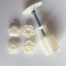 홈트 슬링스트랩 행잉레그레이즈 AB스트랩 월병 금형 벚꽃 꽃 사쿠라 패턴 스탬프 핸드 프레스 금형 플런, 02 30g