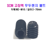 SCM 고장력 무두렌지 볼트 M2x3mm, 1개