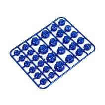 30 개/대 오토바이 스크류 캡 커버 바디 장식 엔진 너트 볼트 야마하 가와사키 혼다 자동차 자전거 액세서리, Blue-2