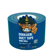 테스크 도깨비 덕트테이프(DUCT TAPE) 미니롤 DARK BLUE 덕테이프 청테이프 면테이프, 50mm X 10m