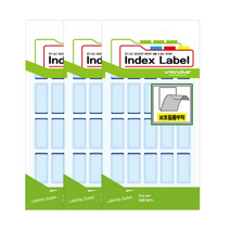 유니온플러스 보호필름 견출지 UL-2411BL 15 x 33 mm 260p, 60개, 청색