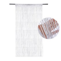 북유럽 감성 햇빛 차단 자외선 블라인드 깜깜 암흑 밤 암막 커튼 거실 bright tassel hang string door window 문자열 도어 디바이더 drape 홈