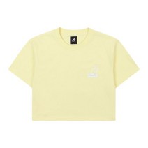 정품 캉골 우먼스 블라썸 빅 심볼 티셔츠 2726 옐로우 WMNS Big Symbol T shirt YELLOW
