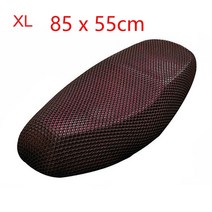 호환용 오토바이시트 뒷자리커버호환 XAutohaux 1Pcs M-XXL Anti-Slip 3D 메쉬 패브릭 시트 커버 통기성 방, 08 Red  XL