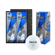 볼빅 골프공 프리미엄 블루90 화이트/컬러볼 6구(쇼핑백) + 마스크 6입 증정, 화이트