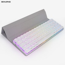 매크로 키보드 SKYLOONG 로우 프로파일 게이트론 68, 없음, 없음, 4.Gateron Red