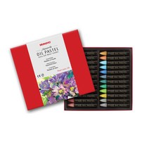 문교 수채 오일파스텔 24색 메탈컬러