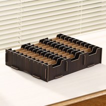 쿠폰 꽂이 카드키 보관함 호텔 객실 신분증 케이스, 월넛