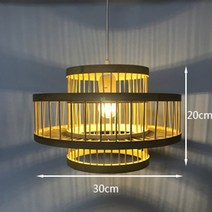 라탄등갓 갓등 주방등 라탄등 라탄 전등갓 라탄조명 대나무 랜턴 펜던트 램프 복고풍 빛, e