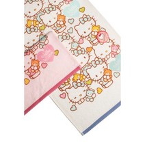 영신타올 Hello Kitty 헬로키티 하트나염 세면타올, 소라