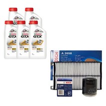 그랜저IG 2.4 가솔린 캐스트롤 GTX 5W30(5L)SP/C3 보쉬패키지