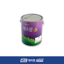 KCC 센스멜골드 3.78L(유광/반광/무광) 에나멜페인트 목재용 철재용 내부용 외부용 14가지 기본 색상, 흑색(무.광), 1개