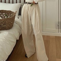 팬(FA_N)여성 모노슈클 세미와이드 슬랙스팬츠