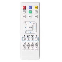 가전제품 액세서리 리모콘 Acer AS211 P1283 PE-M305 P6200S X113 HE-720 PE-P1286 X1383WH 프로젝터에, 01 WHITE