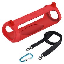 세라클 Seracle 블루투스 스피커 실리콘 케이스 Jbl Charge 5 레드 Ctt6