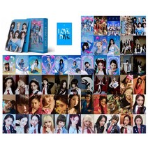 아이돌-트와이스ITZY 포토카드 55 개/세트 BP aspa IVE Kep1er 레드 벨벳 로모 카드 스테이크 포토 앨범, [08] LVE01