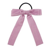 한국어 소녀 헤어 로프 벨벳 Scrunchie 레오파드 여성을위한 탄성 헤어 밴드 우아한 나비 넥타이 포니 테일 홀더 헤어 액세서리