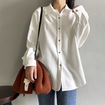 준이보따리 코듀로이 여자 셔츠 두께감 있는 셔츠
