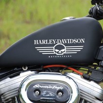 자체브랜드 할리데이비슨 스티커 hd_74, 실버