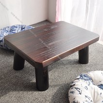 호족반 손님다과상 술상 혼술 개다리소반 자개 차상 소반상 과일상 미니, 차콜 라지 50x35x21