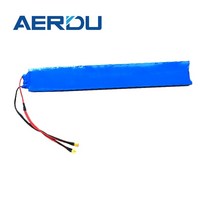 aerdu 10s2p 36v 7ah 내장 15a bms 37v 42v 18650 리튬 이온 배터리 팩 m365 pro 전기 스쿠터 확장 배터리, 없음