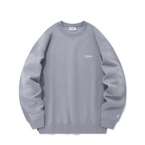 COVERNAT 스몰 레이아웃 로고 기모 맨투맨 라벤더 CO2203CR12LV
