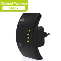 와이파이 티피링크 유 무선 공유기 300mbps wifi 리피터 wifi 부스터 증폭기, 협력사, EU 플러그, 오리지널 박스 - 블랙