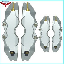 캘리퍼커버 브레이크튜닝 KUNBABY ABS 플라스틱 빈 디스크 브레이크 캘리퍼 커버 크기 L amp M S 모델 3 BMW 아우디 메르세데스 벤츠용 자동차 스타일링 액세서리, [04] Silver, [05] 2 pcs S