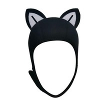 스쿠버다이빙후드 캐릭터 다이빙모자 스노클링 수영을 위해 튼튼한 여자 아이들을위한 귀여운 스쿠버 다이, 07 White Ear S