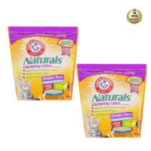 라이브잇 암앤해머 에센셜 더블듀티 옥수수 응고형 고양이 모래, 은은한귤향, 26개, 4.08kg