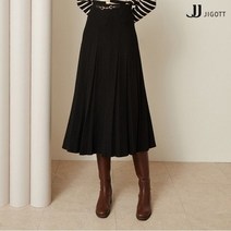 JJ지고트 체인 장식 플레어 니트 스커트 GMCP1SKW1