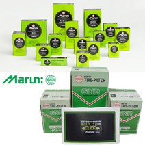 타이어패치 노쥬브접착제 풀 펑크수리 빵구키트 MR 일제 MARUNI 래디얼패치 GNR-12 타이어용 노쥬브패치 70X120mm 10pcs 1box