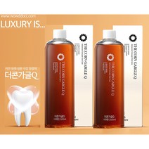 더콘가글큐 찌꺼기가글 더콘 가글 Q 사과향, 2개, 500ml