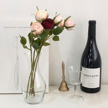 캐비지 자나장미 조화 데이비드오스틴로즈 산소 실크플라워 미니 꽃 고속터미널, 핑크