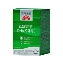 고려은단 퓨어 알티지 오메가3 식물성캡슐 60캡슐 [1박스]
