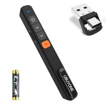 프리젠테이션 클리커 타입 C/USB A 2 인 1 파워포인트 리모컨 무선 프레젠터 하이퍼링크 및 볼륨 컨트롤 수신기 PPT 슬라이드 맥/윈도우/컴퓨터/노트북용 (배터리 포함) 37