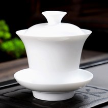 [순수] 마음휴식 도자기 개완(120ml) (순백), 1개