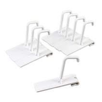 철망용 화이트 ㄷ자고리 후크 진열대고리