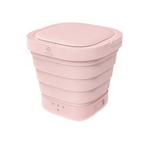 미니건조기 Moyu-F1C 휴대용 미니 속옷 접이식 의류 세탁기 호텔 여행용, 01 PINK