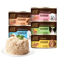 강아지 간식 애견 캔 순살 닭고기 회복식 임신견 소고기 고단백 영양식 95g, 치킨비프