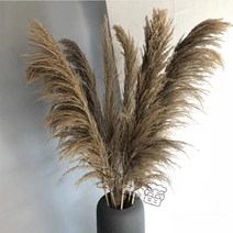 팜파스 인조갈대 조경 대형 잔디, 드라이플라워백, 5개의대나무갈대의1.2m60-70cm