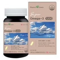 팜그린 슈퍼 임산부 중학생 오메가3 피쉬오일 1200 1 309mg x 180캡슐, 1개, 기본