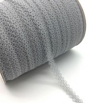새끼줄 택끈 마끈 5세트 10 야드/lot 5/8 "(15mm) 레이스 리본 양측 수공예 자수 그물 트림 패브릭 DI, 한개옵션1, 18 Gray