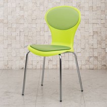 무인도 아리랑의자 C형 식탁의자 땅콩의자 인테리어의자, 핑크/핑크인조