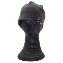 [샵앤] 심플 무지 간절기 방한 비니 보넷 모자 TRW-WH-0414-차콜