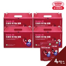 낫띵베럴 국내산 프리미엄 유기농 팥물 100ml 드링킷, 96개