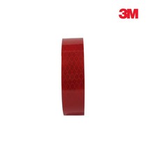 RT 3M 프리즘형 고휘도 반사테이프 20mmx2.5M 적색, 단품